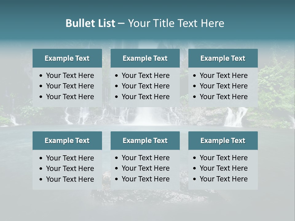 Water Island River PowerPoint Template