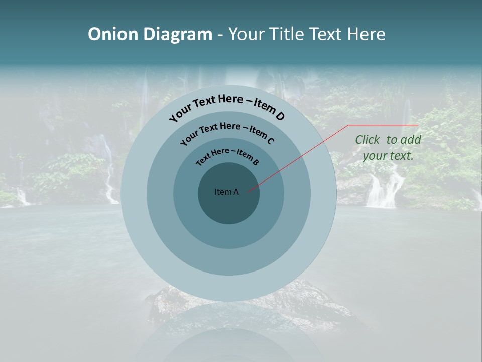 Water Island River PowerPoint Template