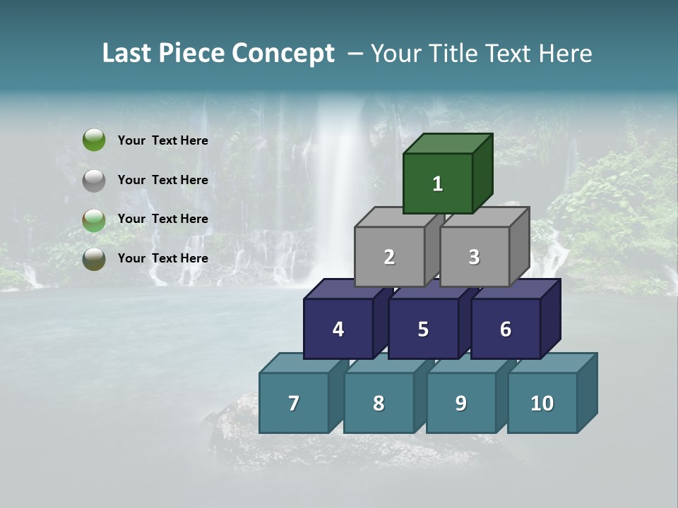 Water Island River PowerPoint Template