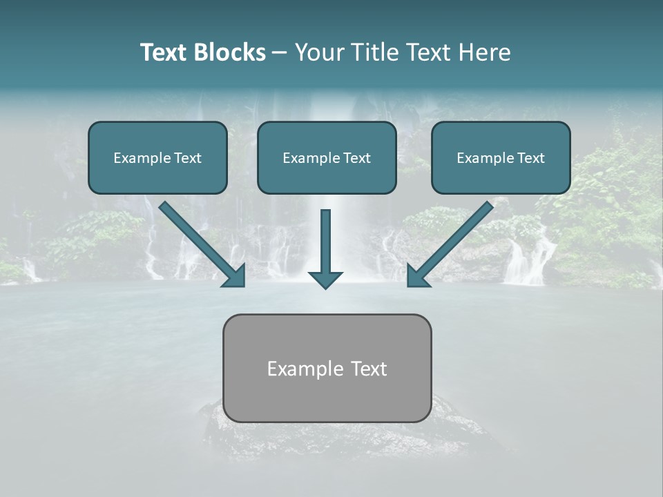 Water Island River PowerPoint Template