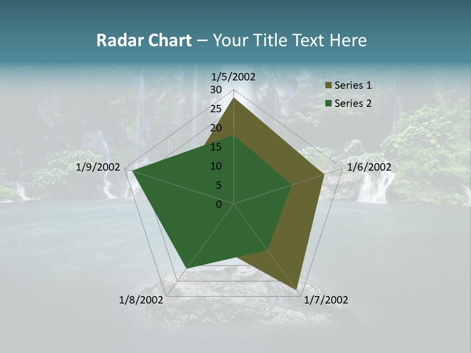 Water Island River PowerPoint Template