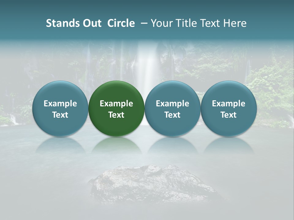 Water Island River PowerPoint Template