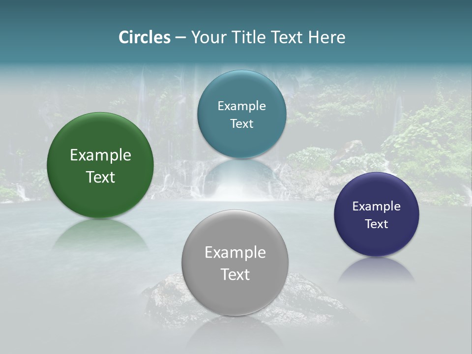 Water Island River PowerPoint Template