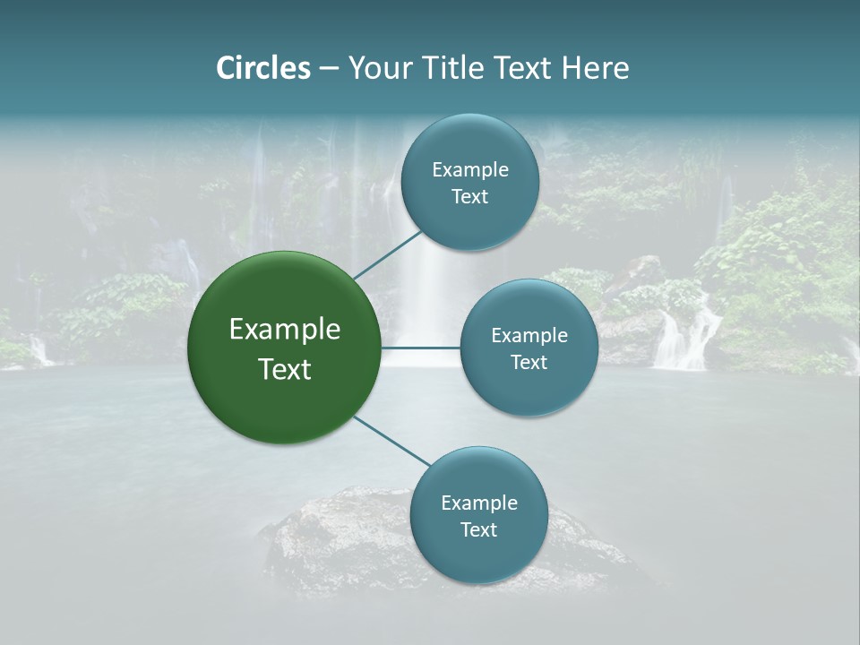 Water Island River PowerPoint Template