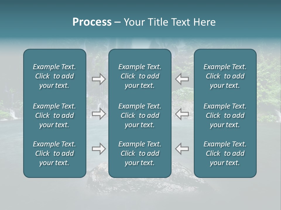 Water Island River PowerPoint Template