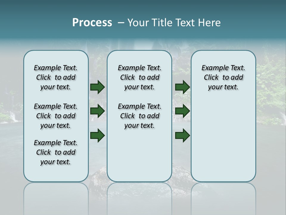 Water Island River PowerPoint Template