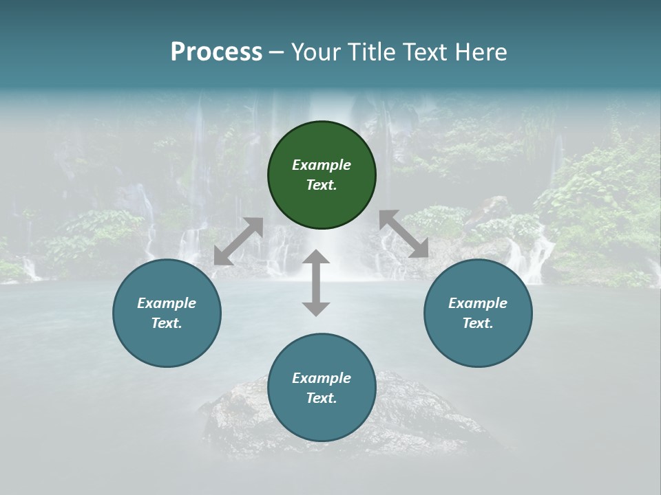 Water Island River PowerPoint Template