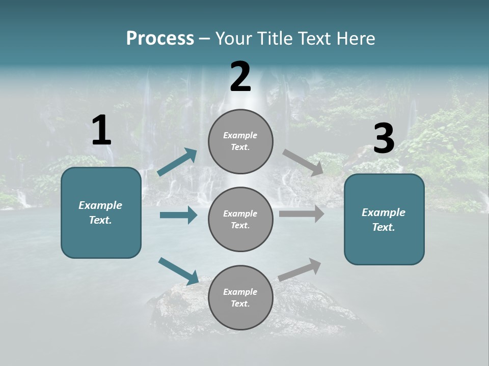 Water Island River PowerPoint Template