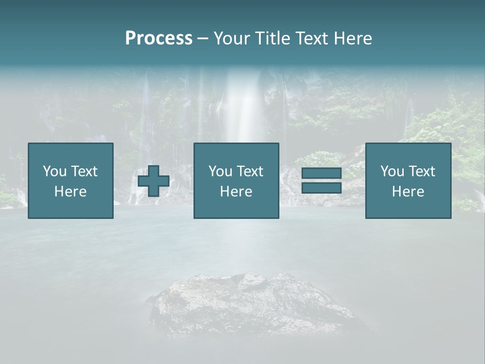 Water Island River PowerPoint Template