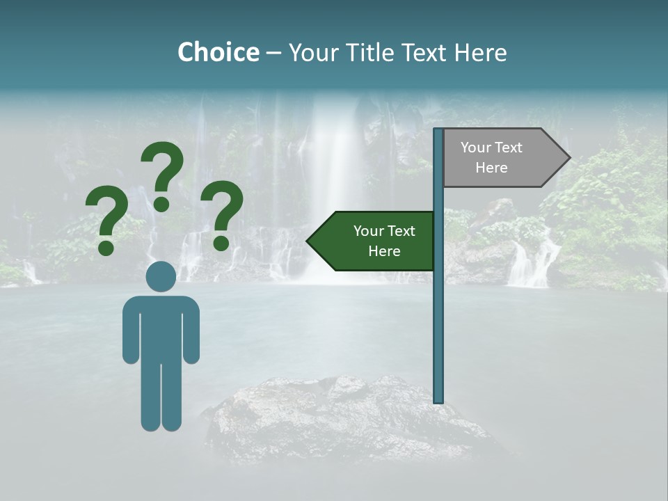 Water Island River PowerPoint Template