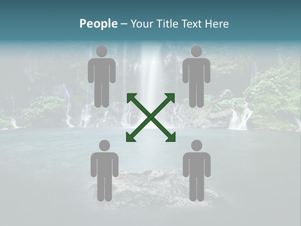 Water Island River PowerPoint Template