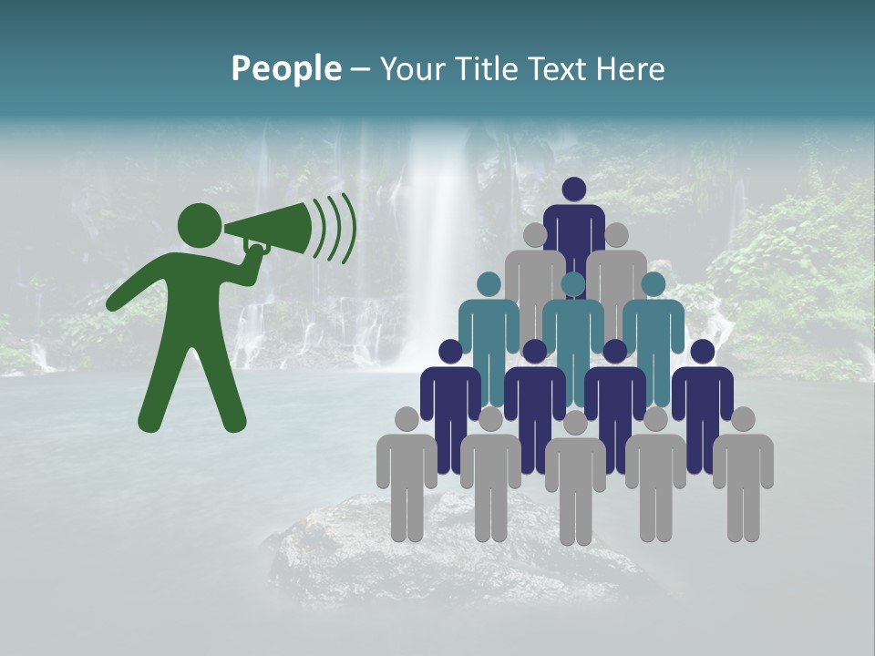 Water Island River PowerPoint Template