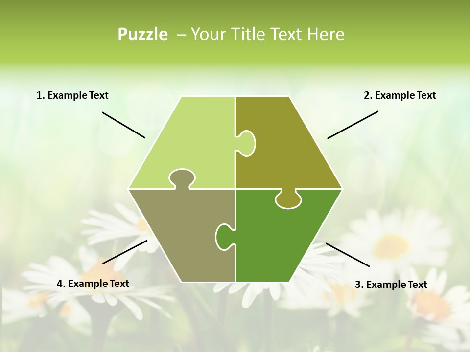 Lawn Foliage Bokeh PowerPoint Template