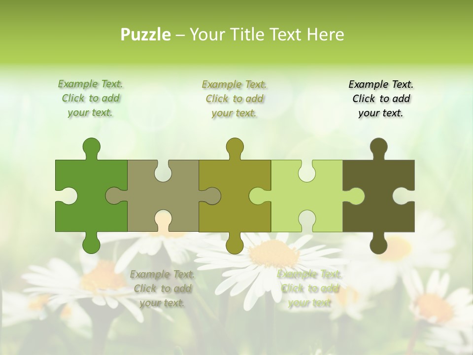 Lawn Foliage Bokeh PowerPoint Template