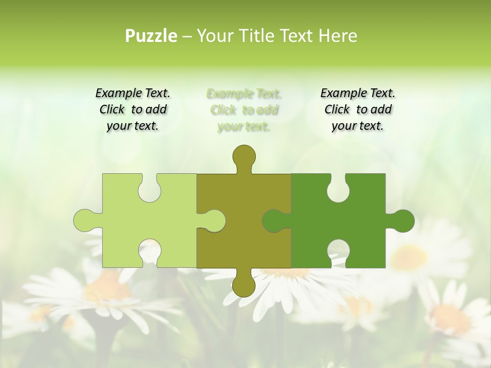 Lawn Foliage Bokeh PowerPoint Template