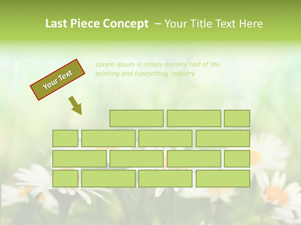 Lawn Foliage Bokeh PowerPoint Template