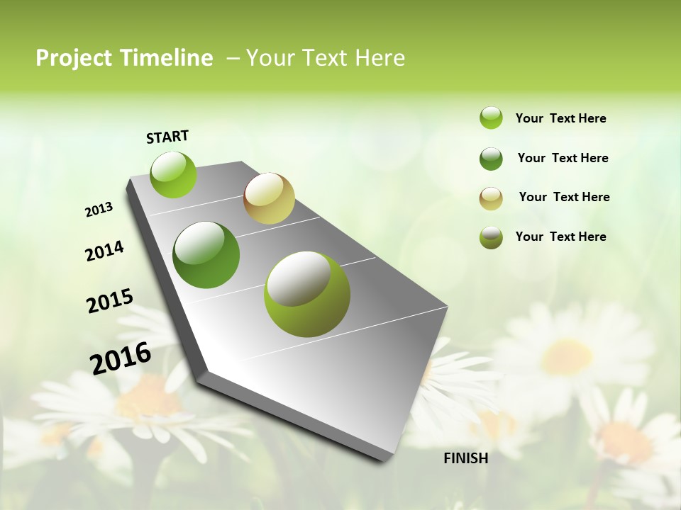 Lawn Foliage Bokeh PowerPoint Template