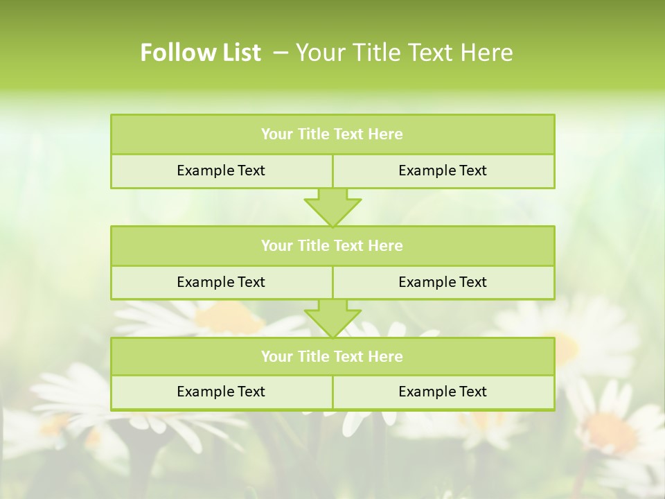 Lawn Foliage Bokeh PowerPoint Template