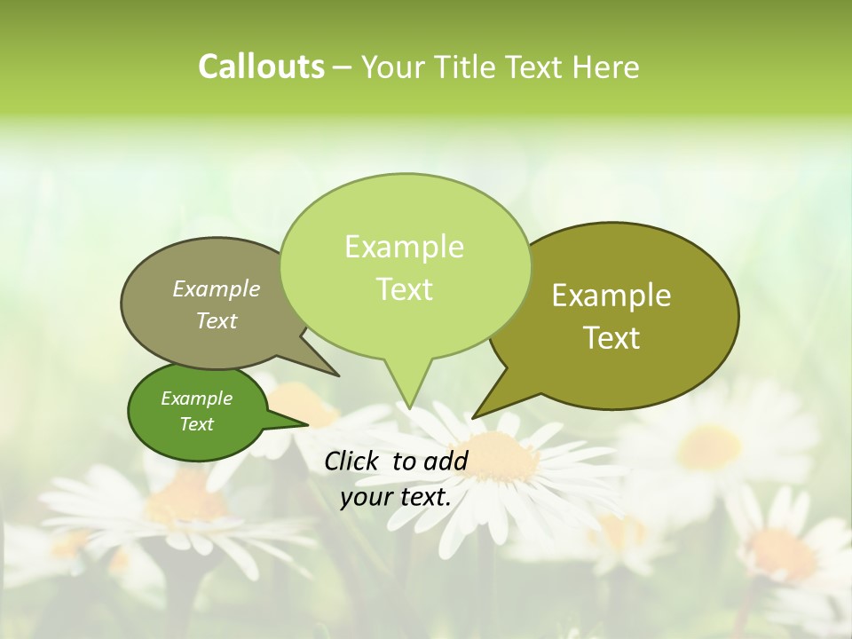 Lawn Foliage Bokeh PowerPoint Template