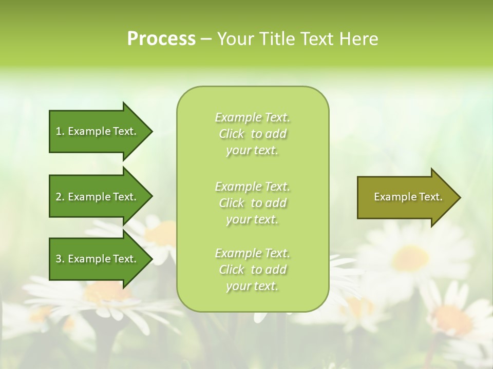 Lawn Foliage Bokeh PowerPoint Template