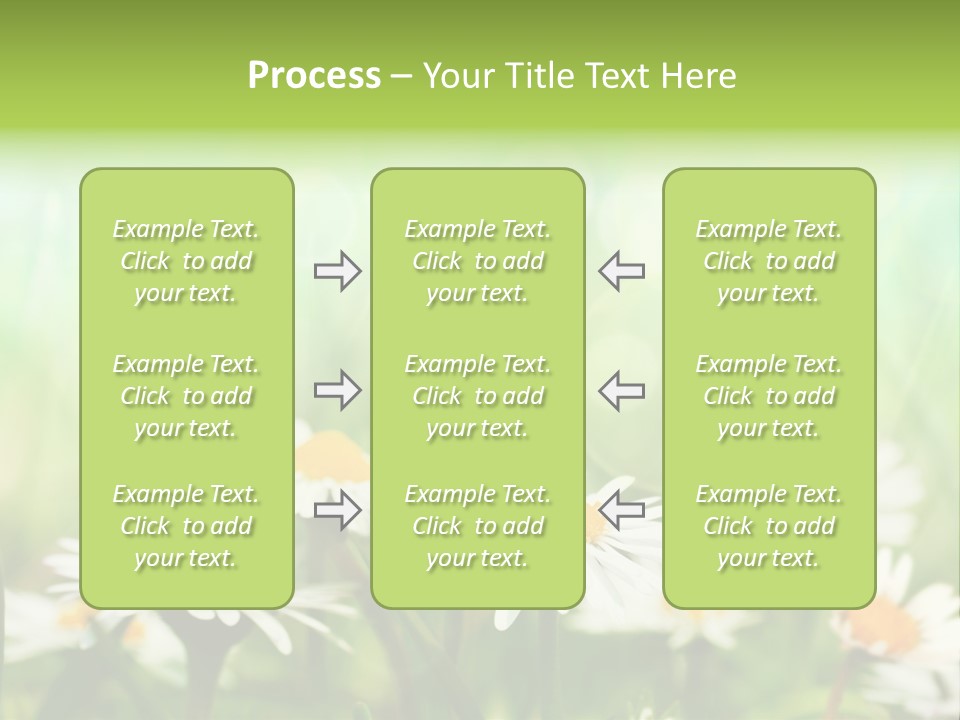 Lawn Foliage Bokeh PowerPoint Template