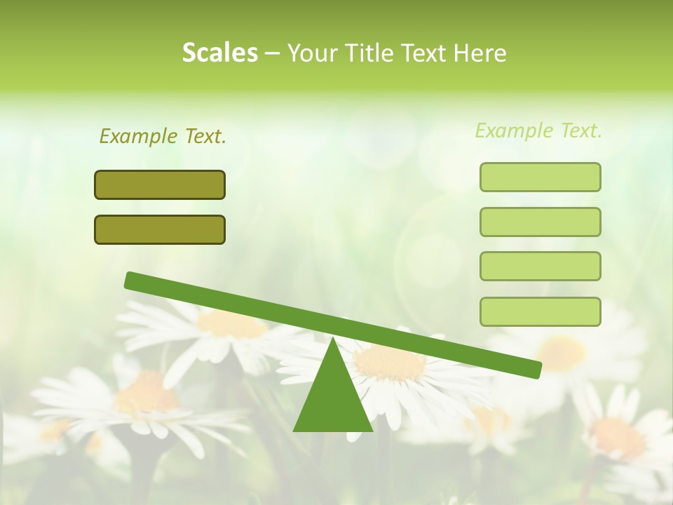 Lawn Foliage Bokeh PowerPoint Template