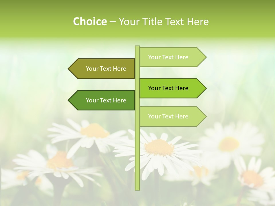 Lawn Foliage Bokeh PowerPoint Template