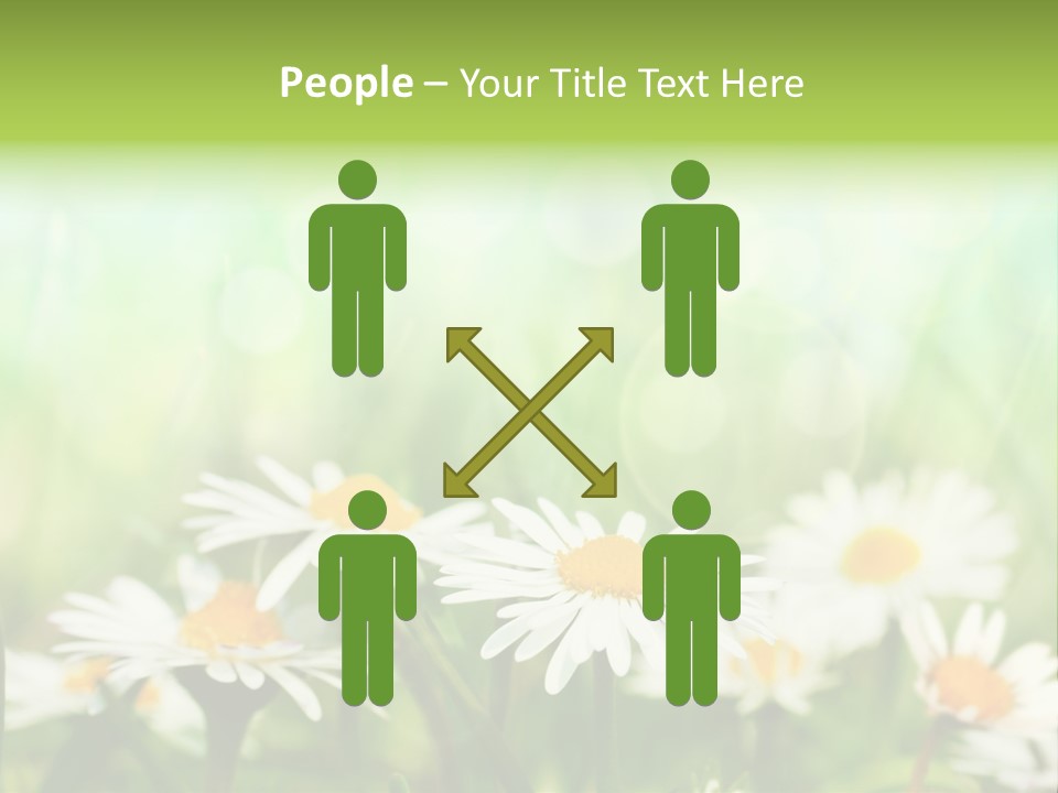 Lawn Foliage Bokeh PowerPoint Template