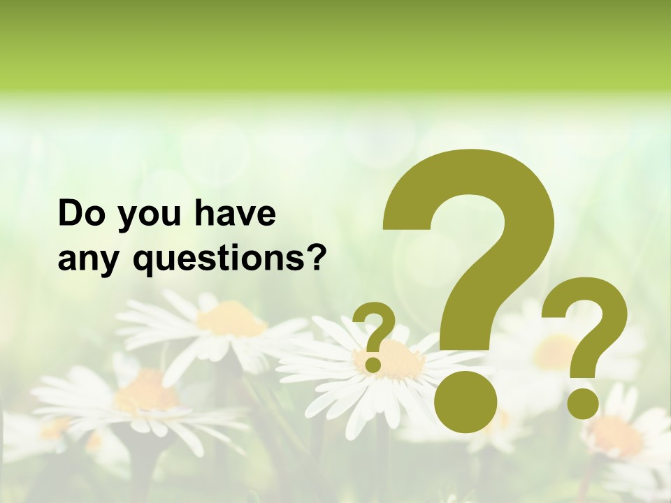 Lawn Foliage Bokeh PowerPoint Template