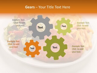 Dinner Dining Chop PowerPoint Template