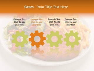 Dinner Dining Chop PowerPoint Template