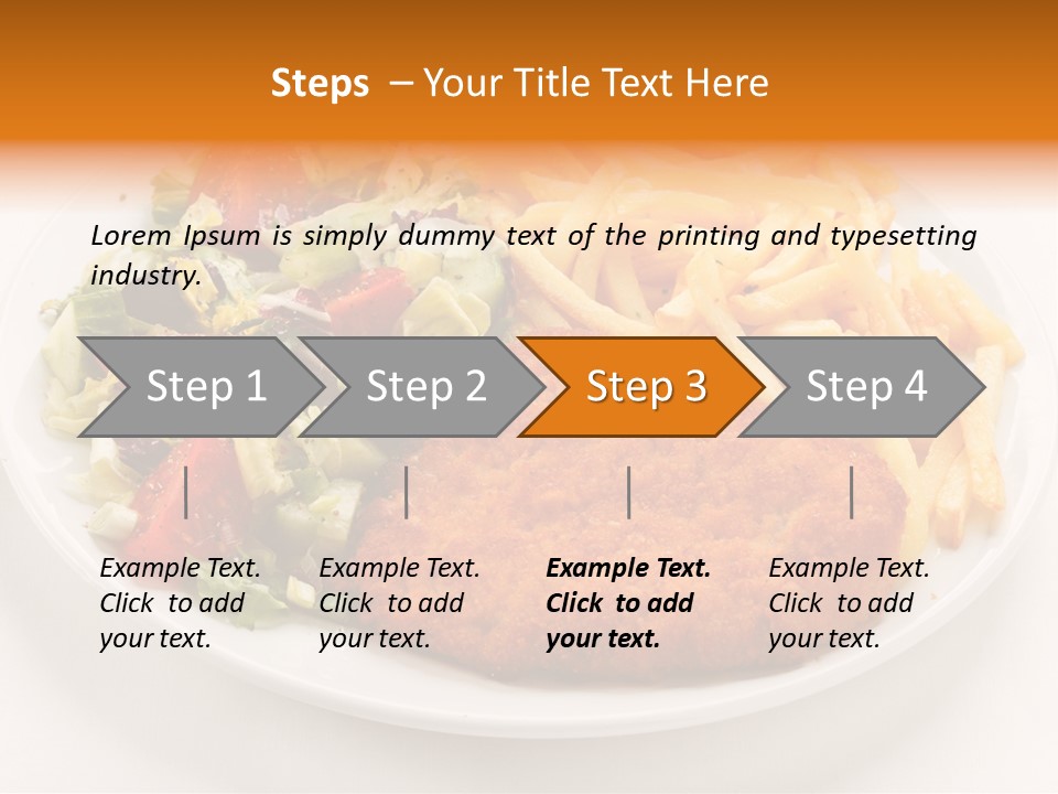 Dinner Dining Chop PowerPoint Template
