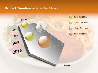 Dinner Dining Chop PowerPoint Template