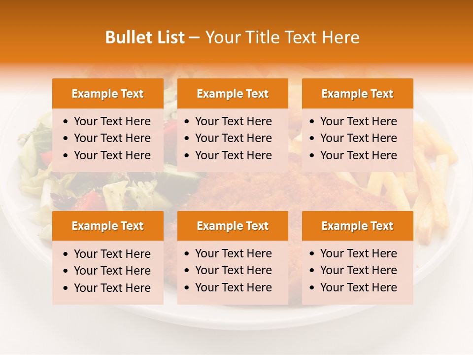 Dinner Dining Chop PowerPoint Template