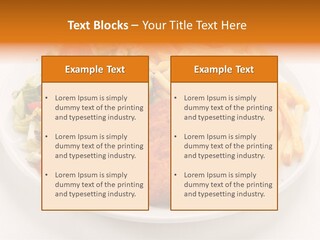 Dinner Dining Chop PowerPoint Template