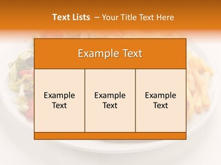 Dinner Dining Chop PowerPoint Template