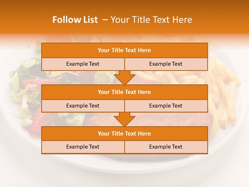 Dinner Dining Chop PowerPoint Template