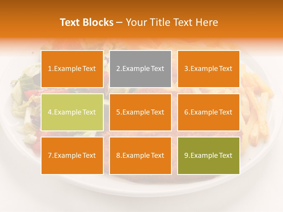 Dinner Dining Chop PowerPoint Template