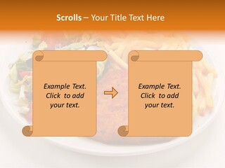 Dinner Dining Chop PowerPoint Template
