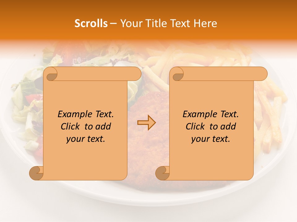 Dinner Dining Chop PowerPoint Template