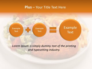 Dinner Dining Chop PowerPoint Template