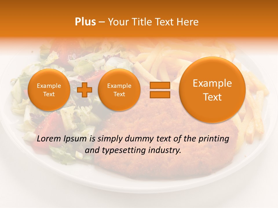 Dinner Dining Chop PowerPoint Template