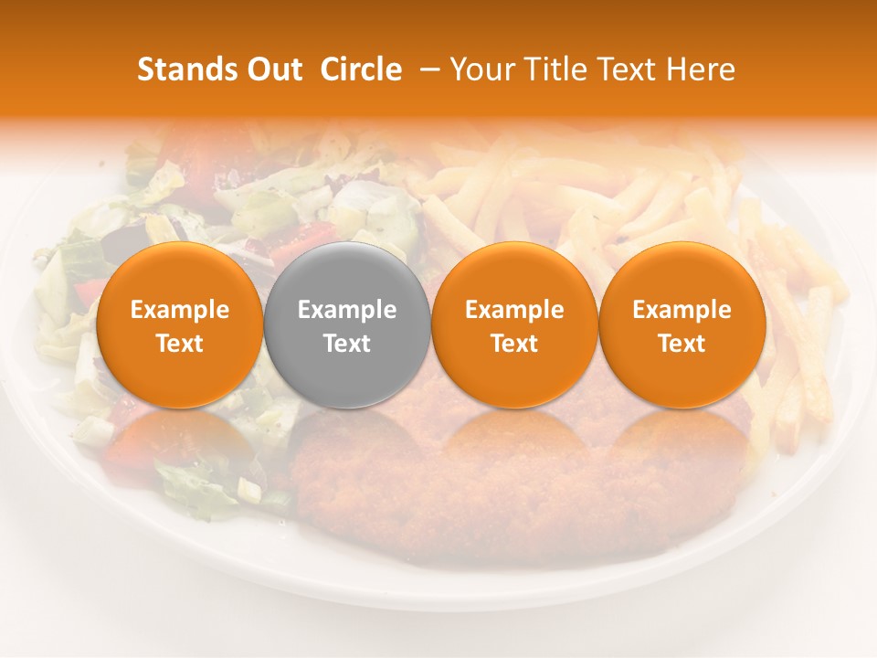 Dinner Dining Chop PowerPoint Template