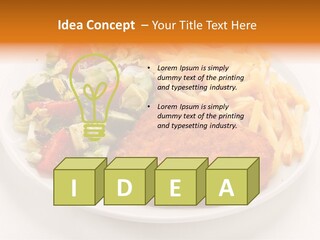 Dinner Dining Chop PowerPoint Template