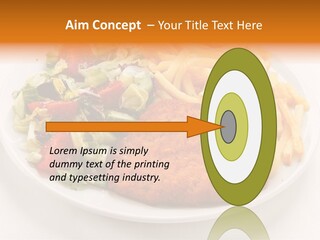 Dinner Dining Chop PowerPoint Template