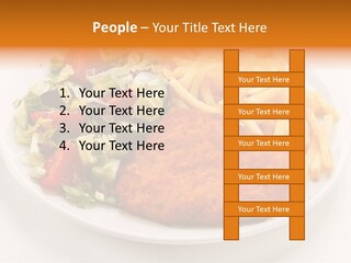 Dinner Dining Chop PowerPoint Template