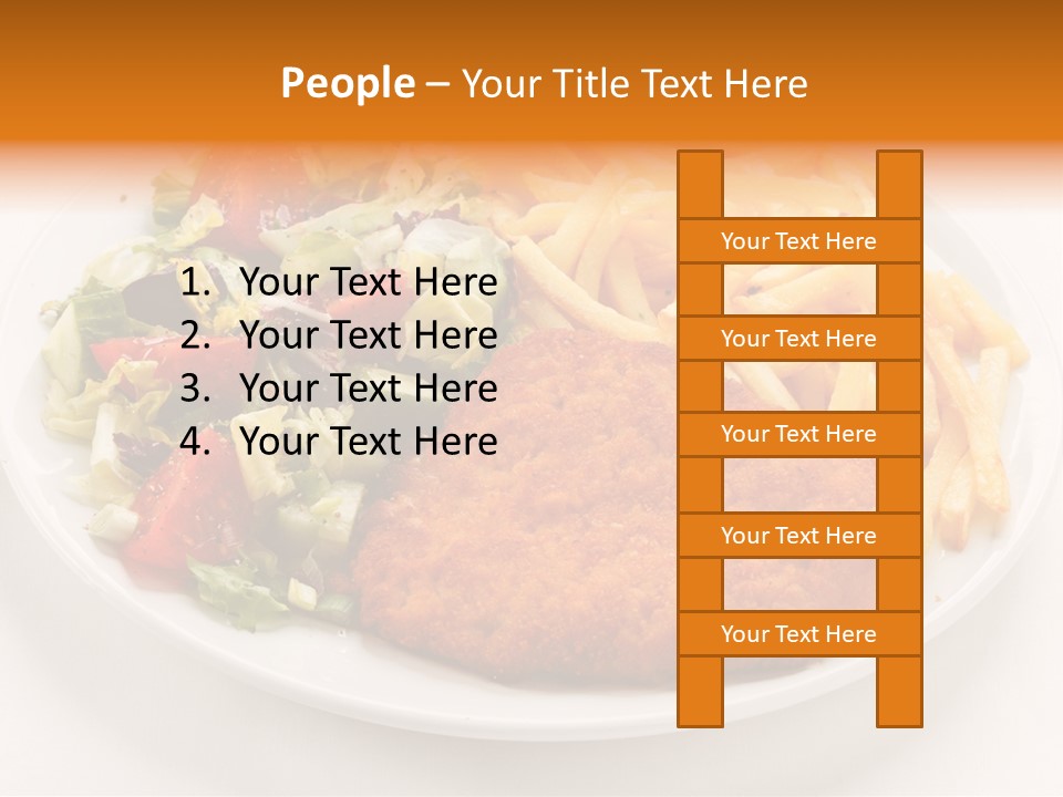 Dinner Dining Chop PowerPoint Template