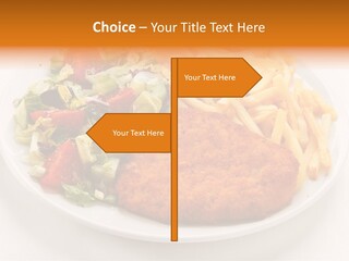 Dinner Dining Chop PowerPoint Template