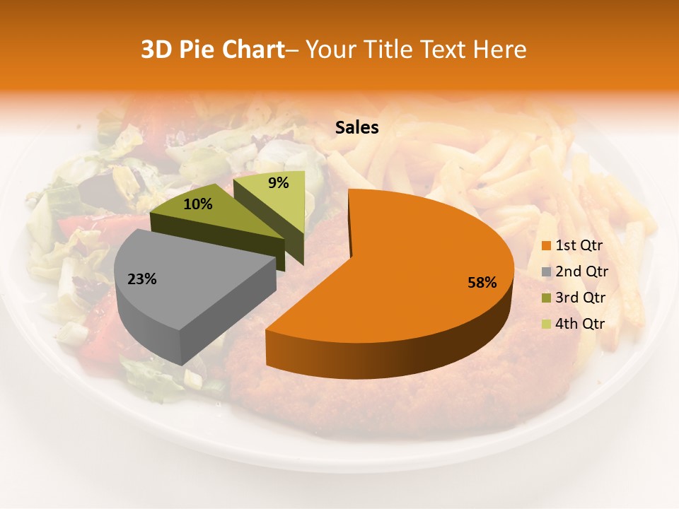 Dinner Dining Chop PowerPoint Template