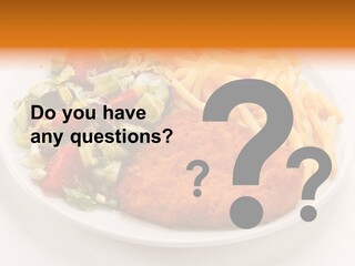 Dinner Dining Chop PowerPoint Template